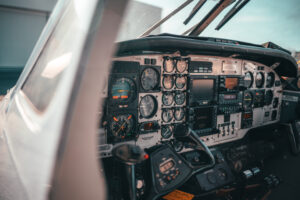 King Air 90 cockpit
